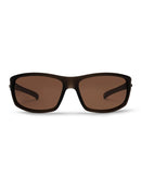 Liive Vision Tuna Sunglasses - Matt Army Xtal Frame with Polarised Brown Lens
