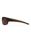 Liive Vision Tuna Sunglasses - Matt Army Xtal Frame with Polarised Brown Lens