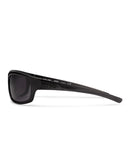 Liive Vision Tuna Sunglasses - Matt Black Xtal Frame with Polarised Smoke Lens