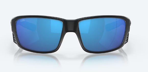 Costa Sunglasses Tuna Alley Pro Matte Black Frame - Blue Mirror Polarised Glass