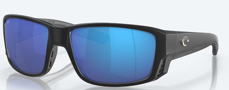 Costa Sunglasses Tuna Alley Pro Matte Black Frame - Blue Mirror Polarised Glass