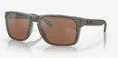 Oakley Holbrook XL Sunglasses - Prizm Tungsten Polarised Lenses with Woodgrain Frame