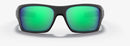 Oakley Turbine Sunglasses  - Prizm Jade Polarised Lenses with Matte Black Frame