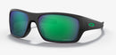 Oakley Turbine Sunglasses  - Prizm Jade Polarised Lenses with Matte Black Frame