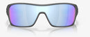 Oakley Turbine Rotor Sunglasses - Prizm Deep Water Polarised Lenses with Steel Frame