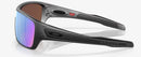 Oakley Turbine Rotor Sunglasses - Prizm Deep Water Polarised Lenses with Steel Frame