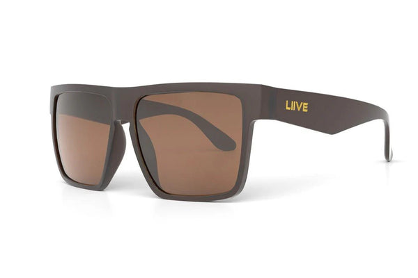 Liive Vision AMP Sunglasses - Beer Frame with Polarized Brown Lens