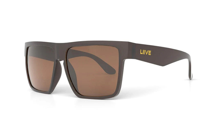 Liive Vision AMP Sunglasses - Beer Frame with Polarized Brown Lens