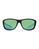 Liive Vision Whiting Sunglasses with Green Mirror Matt Black Lenses