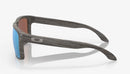 Oakley Holbrook Sunglasses - Prizm Deep Water Polarised Lenses with Woodgrain Frame