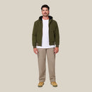 Hard Yakka Heritage Canvas Bomber Jacket - Forest
