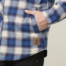 Hard Yakka Men's Quilted Flannel Hooded Shacket - Urban Surf