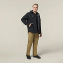 Hard Yakka Men's Quilted Solid Shacket - Black