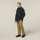 Hard Yakka Men's Quilted Solid Shacket - Black