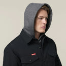 Hard Yakka Men's Quilted Solid Shacket - Black