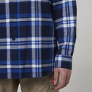 Hard Yakka Long Sleeve Flannelette Shirt - Blue Check