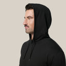 Hard Yakka Heritage Long Sleeve Tee with Hood - Black