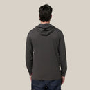 Hard Yakka Heritage Long Sleeve Tee With Hood - Charcoal