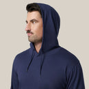 Hard Yakka Heritage Long Sleeve Tee with Hood - Navy