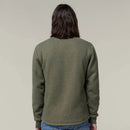 Hard Yakka Men's Sherpa Henley Jumper - Beetle