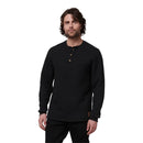 Hard Yakka Men's Sherpa Henley Jumper - Black