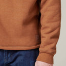Hard Yakka Men's Sherpa Henley Jumper - Walnut