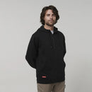 Hard Yakka Core Fleece Zip Hoodie - Black