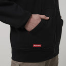 Hard Yakka Core Fleece Zip Hoodie - Black