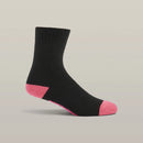 Hard Yakka Womens Core Bamboo Rich Padded Crew Socks (3 Pack)