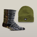 Hard Yakka Sock & Beanie Bundle - Camo (Size 7-12)