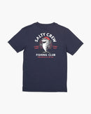 Salty Crew Youth Fishing Club Short Sleeve Tee - Navy