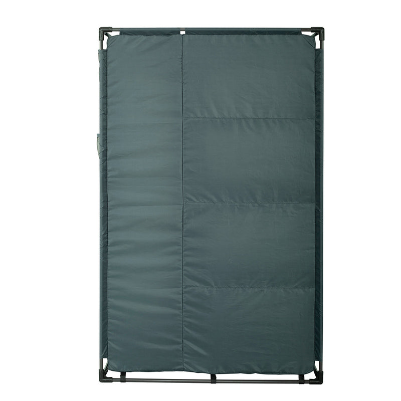 OZtrail 4 Shelf + Hanger Folding Camp Wardrobe (141cm) - Grey