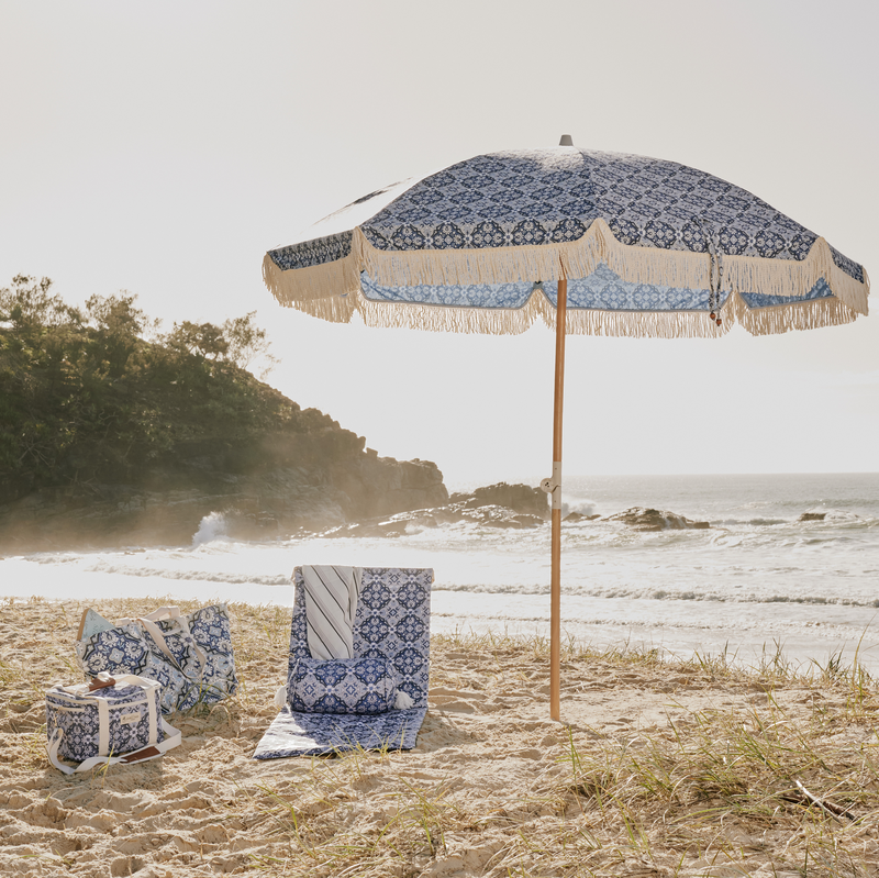 OZtrail Beach Mat Chair - Bells Beach Blue