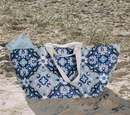 OZtrail Palm Club Beach Tote - Bells Beach Blue