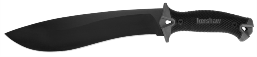 Kershaw 10" Camp Fixed Blade Knife with Sheath - Black (KS1077)