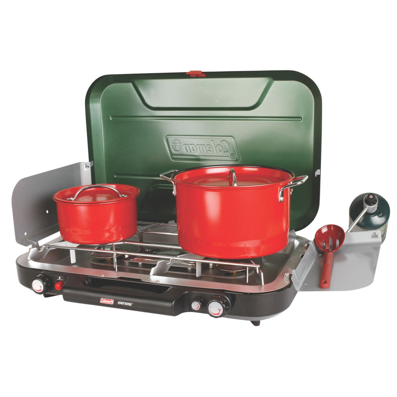 Coleman EvenTemp 3 Burner Stove with Griddle