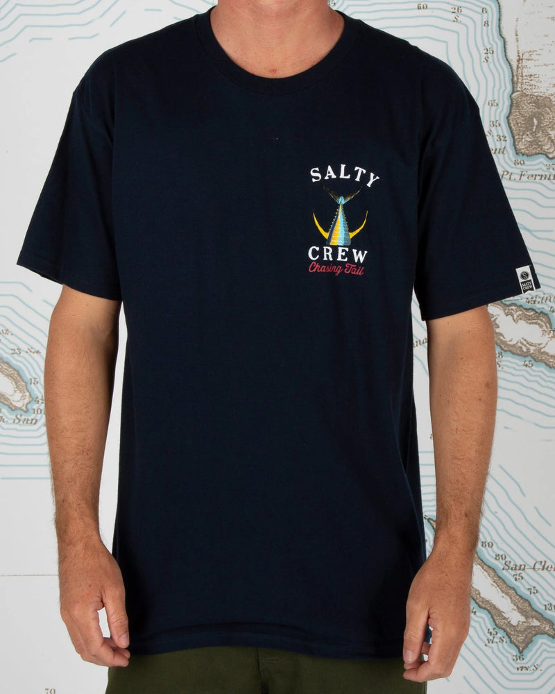 Salty Crew Tailed Short Sleeve Tee - Navy (Medium Only)