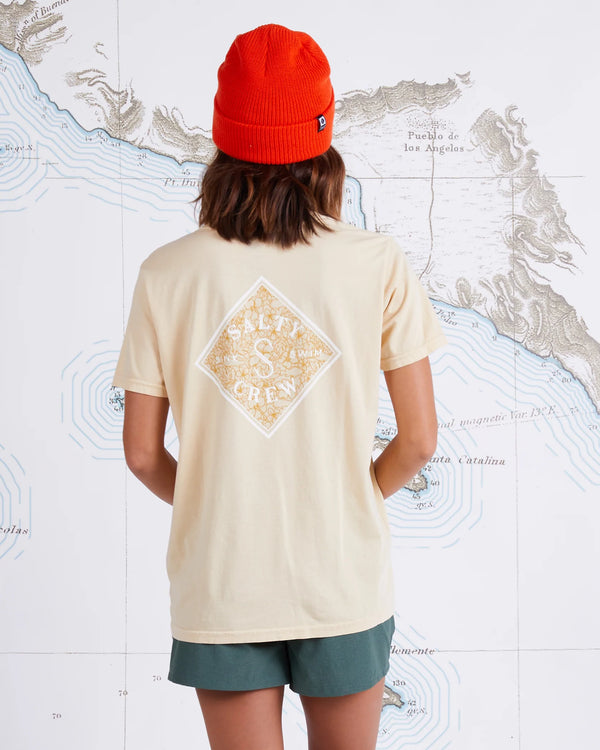 Salty Crew Tippet Fill Boyfriend Tee - Dusty Gold
