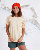 Salty Crew Tippet Fill Boyfriend Tee - Dusty Gold
