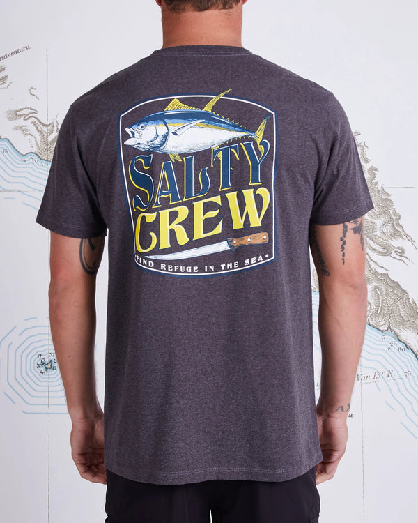 Salty Crew Filet Standard Short Sleeve Tee - Charcoal Heather