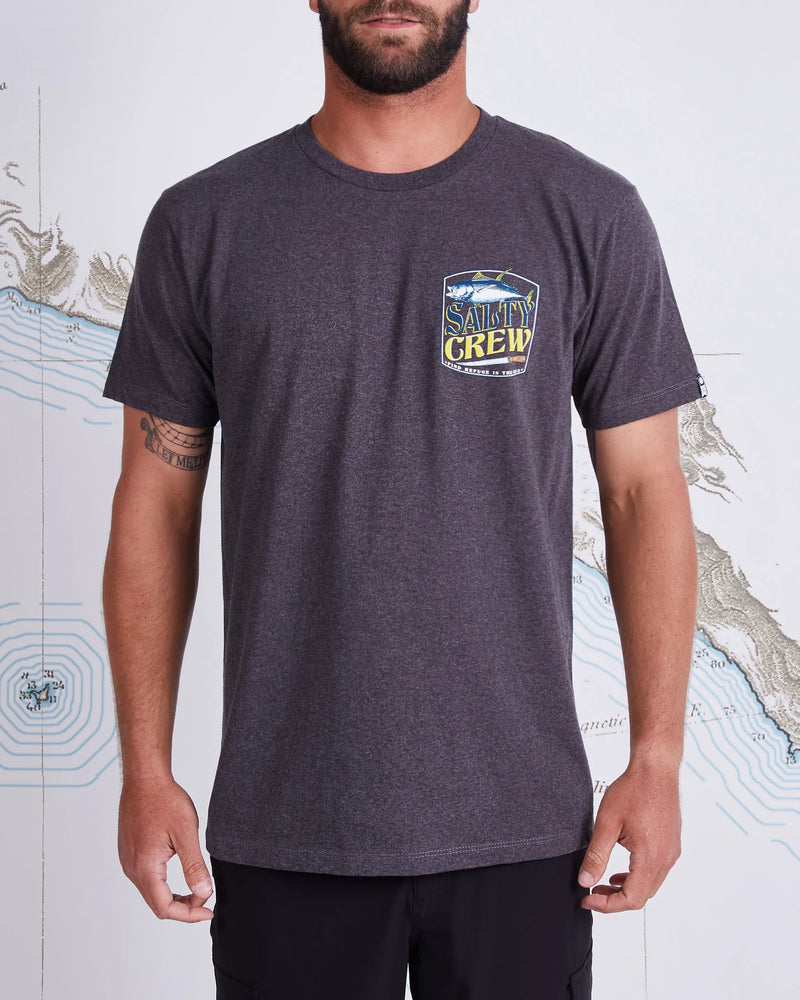Salty Crew Filet Standard Short Sleeve Tee - Charcoal Heather