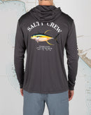Salty Crew Ahi Mount Hood Sunshirt - Charcoal