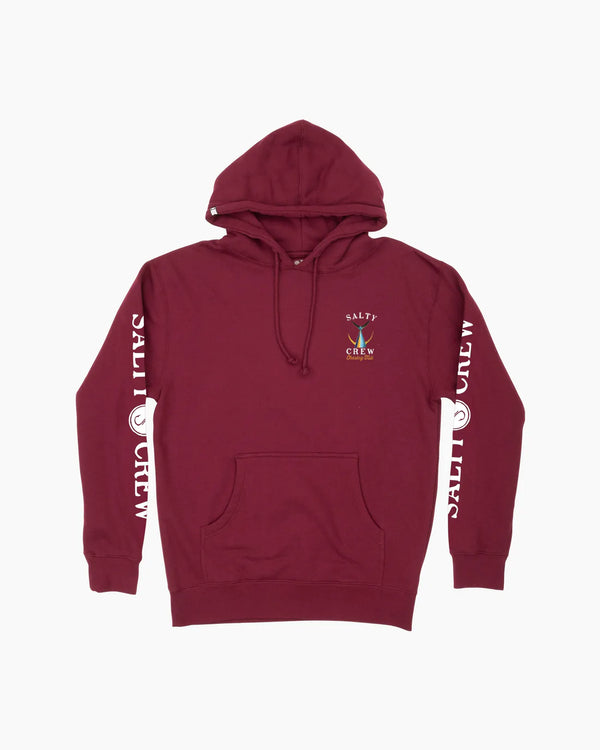 Salty Crew Tailed Fleece Hoodie - Burgundy