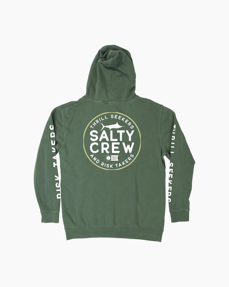 Salty Crew First Mate Fleece Hoodie - Alpine Green
