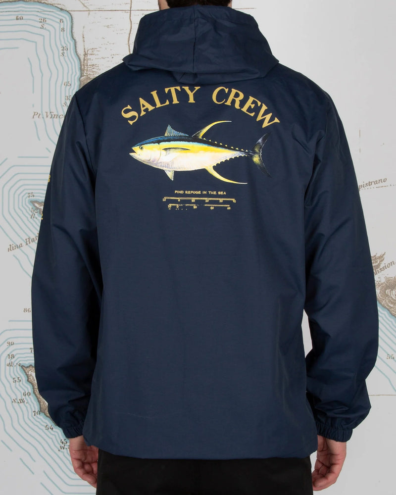Salty Crew Ahi Mount Snap Jacket - Navy