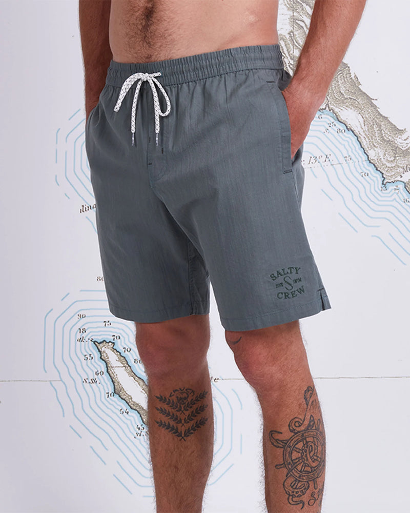 Salty Crew Strands Elastic Shorts - Fatigue Green