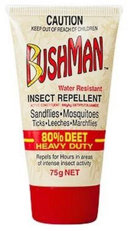 Bushman 80% Deet Heavy Duty Ultra Gel Insect Repellent (75g)