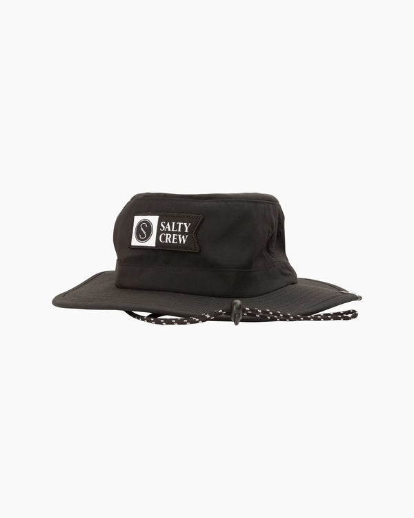 Salty Crew Alpha Tech Boonie Broad Brim Hat - Black