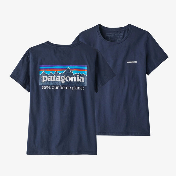 Patagonia Women's P-6 Mission Organic T-Shirt - New Navy