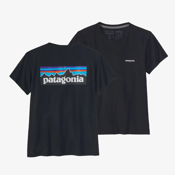 Patagonia Women's P-6 Logo Responsibili-Tee Shirt - Black